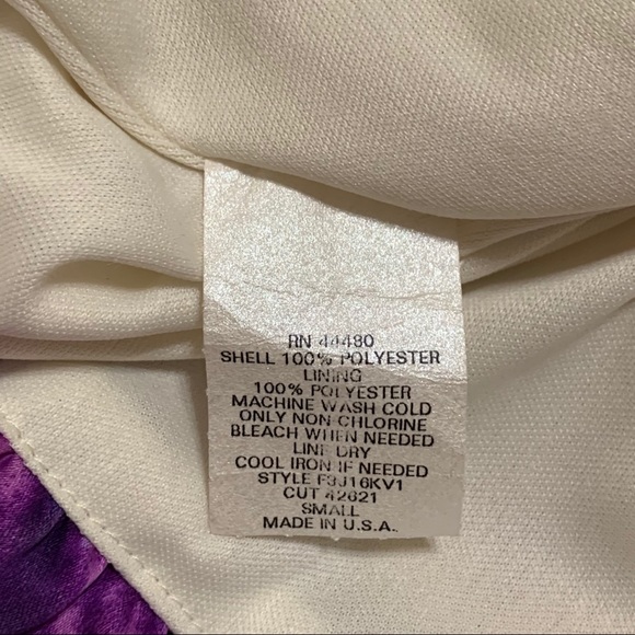 FireLA White Floral Bubble Skirt Mini Dress w/ Bow - Picture 13 of 13